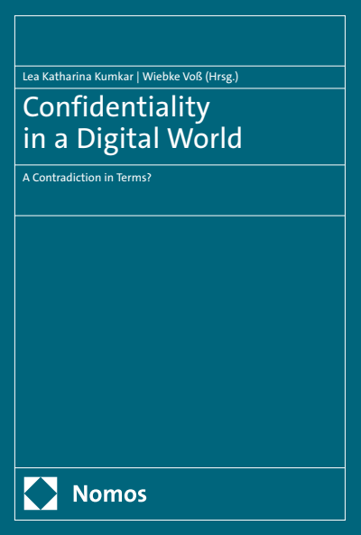 Cover des Buches von Confidentiality in a Digital World