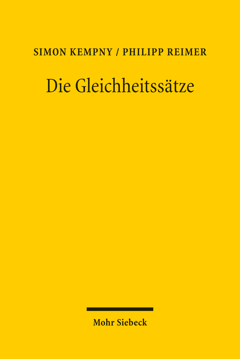 Die Gleichheitssätze, 2012 (Buchcover)