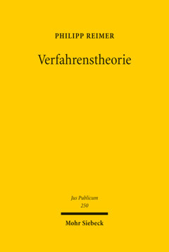 Verfahrenstheorie, 2015 (Buchcover)